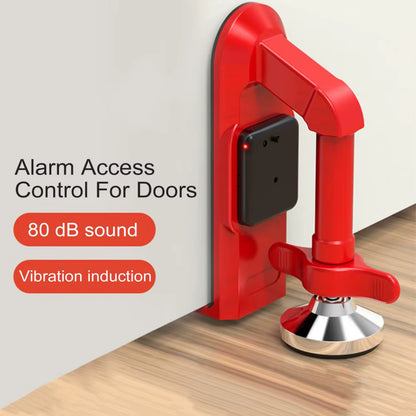 Portable Travel Door Lock with Alarm – Anti-Theft Security Door Stopper for Home, Hotel & Dorm