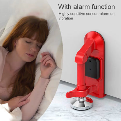 Portable Travel Door Lock with Alarm – Anti-Theft Security Door Stopper for Home, Hotel & Dorm